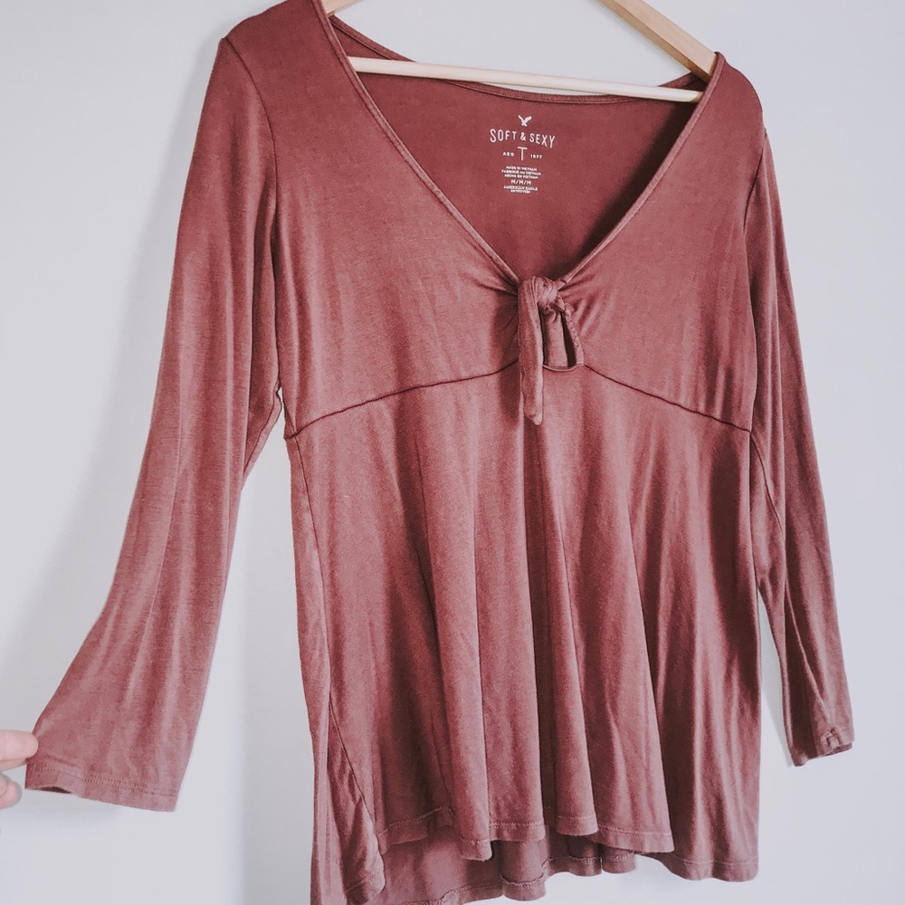 American eagle super soft blouse